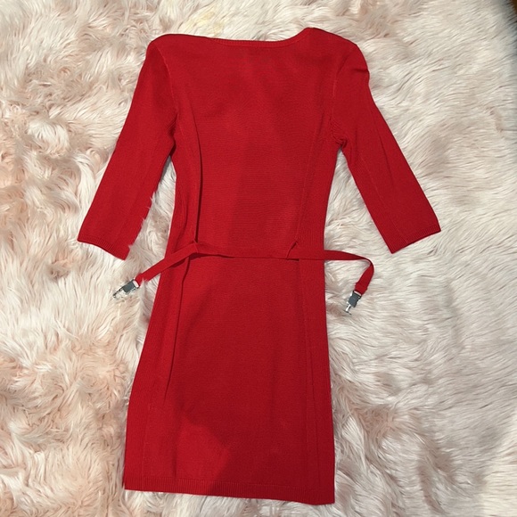 Armani Exchange Red Midi Dress – Size Small | Elegant & Timeless midi dress - Picture 8 of 8